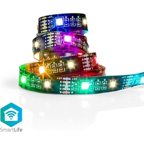 Nedis BTLS20RGBW Smartlife Gekleurde Led-strip Bluetooth Rgb / Warm Wit 2000 Mm Ip20 2700 K 380 Lm Android™ / Ios