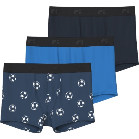 Name It Boxershorts - NkmBoxer - Noos - 3-pack - Dark Denim - Name It - 6 jaar (116) - Boxershorts