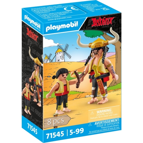 Playmobil Asterix - Huevos Y Bacon en Pepe - 71545 - 8 Onderdele - Playmobil - OneSize - Speelgoedfiguur