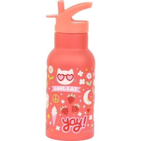 A Little Lovely Company Drinkfles - 350 ml - Roestvrij Staal - F - A Little Lovely Company - OneSize - Drinkfles
