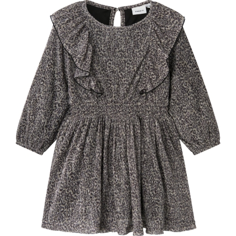 Name It Jurk - NmfRisari - Black/Leo - Name It - 2 jaar (92) - Jurk