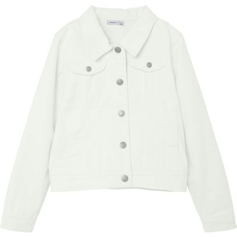 Name It Jas - Noos - NkfReja - Bright White - Name It - 4 jaar (104) - Zomerjas
