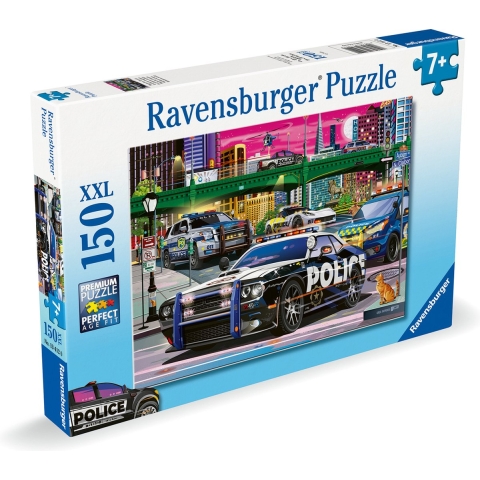 Ravensburger Puzzel - 150 Bakstenen - Police Op patrouille - Ravensburger - OneSize - Puzzel