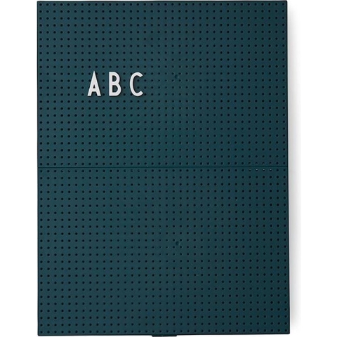 Design Letters Tafel - A4 - Donker Groen - Design Letters - OneSize - Tafel