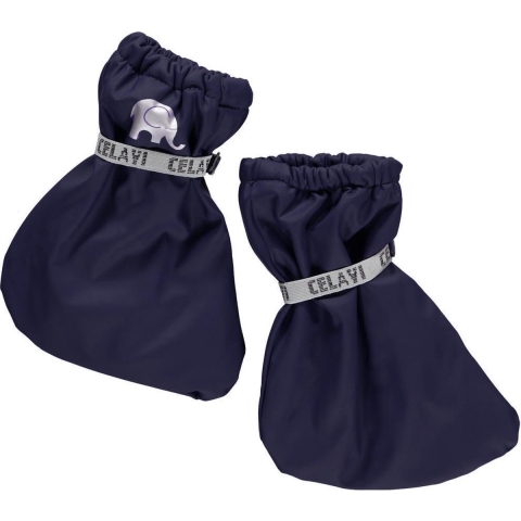 CeLaVi Overschoenen m. Fleece - PU - Navy - CeLaVi - 1-2 jaar (80-92) - Overschoenen