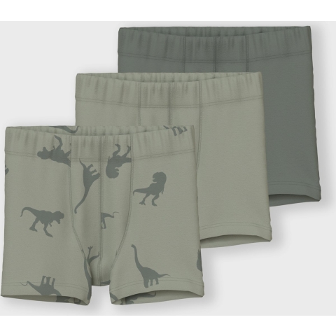 Name It Boxershorts - Noos - NmmTights - 3-pack - Agave Green - Name It - 1½ jaar (86) - Boxershorts