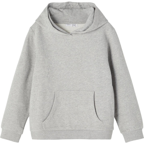Name It Hoodie - Noos - NkfLena - Grey Melange - Name It - 6 jaar (116) - Hoodie