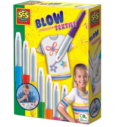 SES Creative Blaas stiften - 7 st. - Textiel - SES Creative - OneSize - Marker
