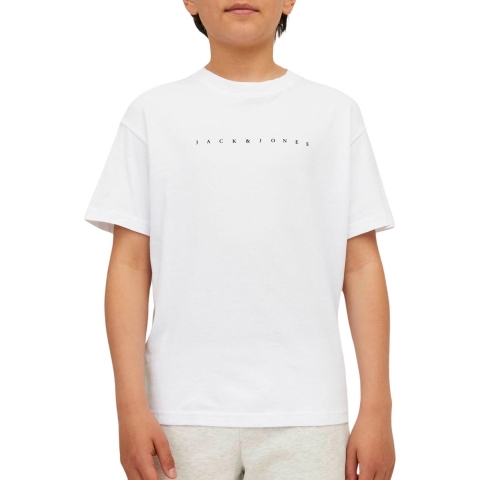 Jack & Jones T-Shirt - JjEstar - Noos - White - Jack & Jones - 8 jaar (128) - T-Shirt