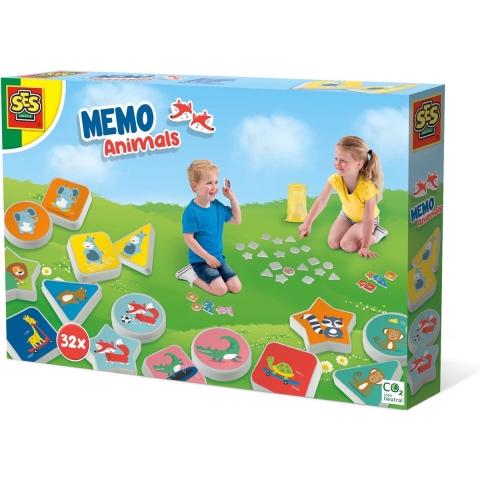 SES Creative Memory Spel - Dier - SES Creative - OneSize - Memory Spel