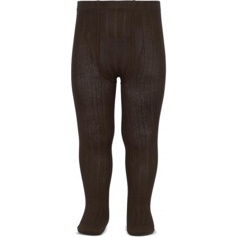 Condor Panty's - Rib - Donkerbruin - Condor - 3-4 jaar (98-104) - Panty's
