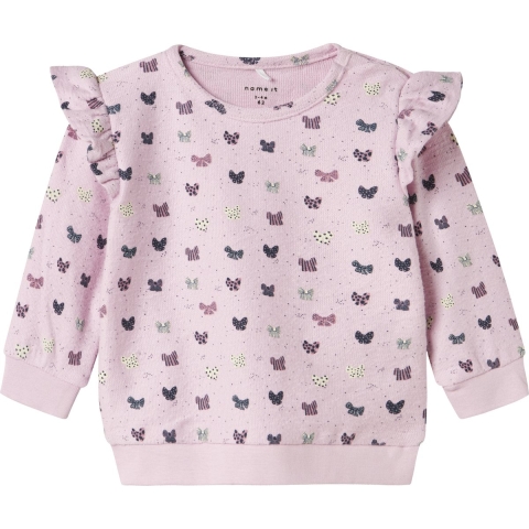 Name It Blouse - NbfRibow - Corsage m. Bogen - Name It - 74 - Blouse