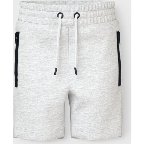 Name It Sweatshorts - NmmVoban - Light Grey Melange - Name It - 4 jaar (104) - Shorts