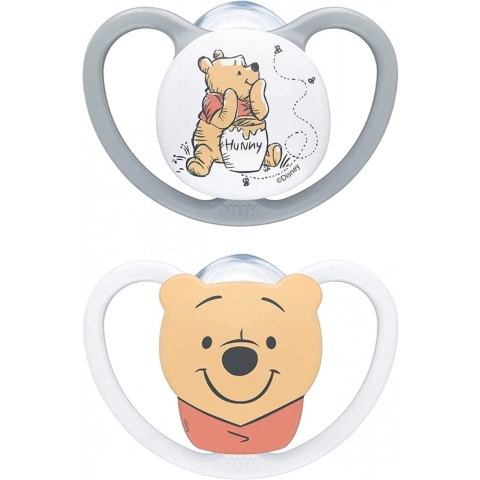 Nuk Spenen - Space - 2-pack - Winnie The Pooh - Nuk - 0-6 mnd - Speen