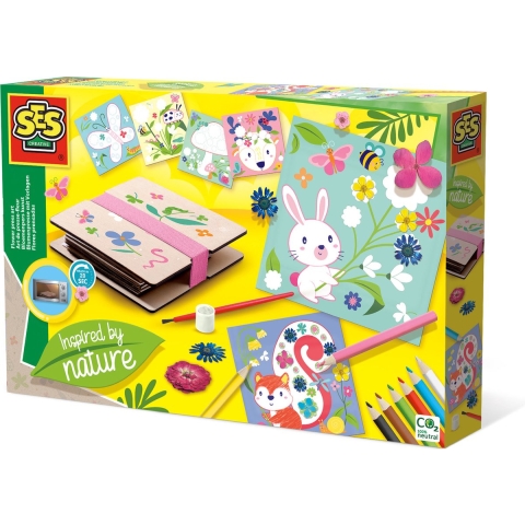 SES Creative Creatieve Speelset - Bloemenpers - SES Creative - OneSize - Creatieve Speelset