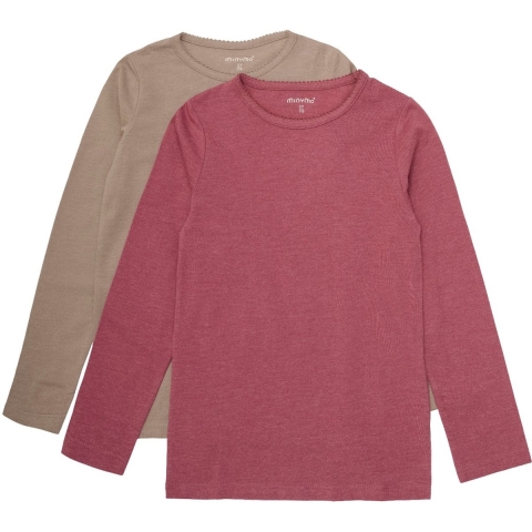 Minymo Blousen - 2-pack - Apple Boter - Minymo - 11 jaar (146) - Blouse