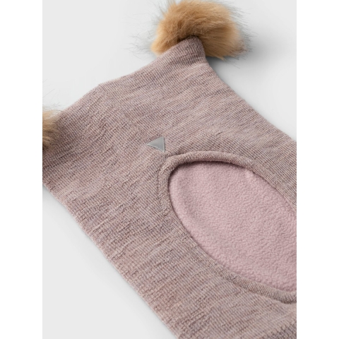 Name It Bivakmuts - 2-lag - Wol - Fleece - NmfWlash - Purple D - Name It - 48-49 cm - Bivakmuts - Dubbel