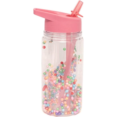 Petit Monkey Drinkfles - Macaron Pops - 300 ml - Roze - Petit Monkey - OneSize - Drinkfles
