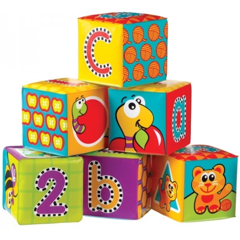 Playgro Badblokken - 6 st. - Playgro - OneSize - Badspeelgoed