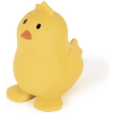Tikiri Bijtring - Natuurlijk Rubber - Kip - Geel - Tikiri - OneSize - Bijtring