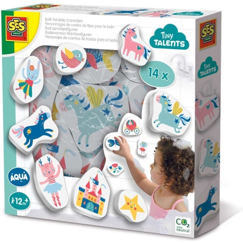 SES Creative Badspeelgoed - Badfiguren in Schuim - Sprookje - SES Creative - OneSize - Badspeelgoed