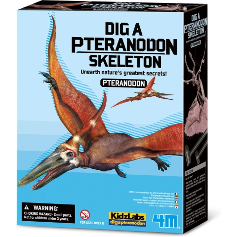 4M KidzLabs - Opgraving Pteranodon - 4M - OneSize - Creatieve Speelset