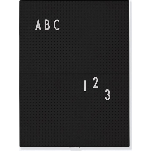Design Letters Tafel - A4 - Zwart - Design Letters - OneSize - Tafel
