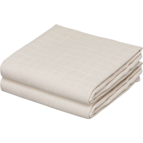 Cam Cam Hydrofiele Doek - 70x70 - 2-pack - Amandel - Cam Cam - OneSize - Hydrofiele Doek