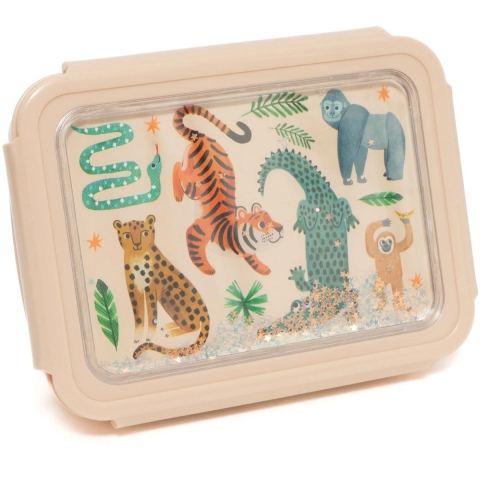 Petit Monkey Brooddoos - Bento - ondersteboven Down Animals - Petit Monkey - OneSize - Brooddoos
