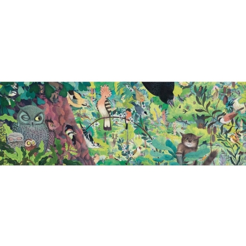 Djeco Puzzel - 1000 Bakstenen - Uilen Eend Birds - Djeco - OneSize - Puzzel