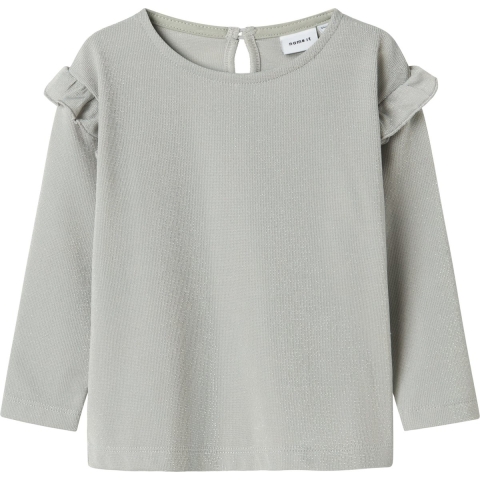 Name It Blouse - NmfRoisin - Silver - Name It - 4 jaar (104) - Blouse
