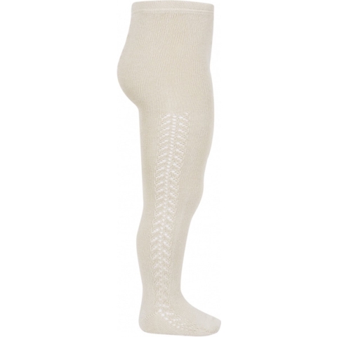 Condor Panty's m. Pointelle - Beige - Condor - 3-4 jaar (98-104) - Panty's