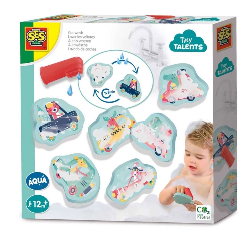SES Creative Badspeelgoed - Badbeeldjes in Schuim - Auto's - SES Creative - OneSize - Badspeelgoed