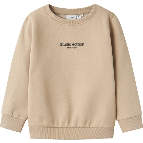 Name It Sweatshirt - NmmBrody - Puur kasjmier m. Zwart - Name It - 1½ jaar (86) - Sweatshirt