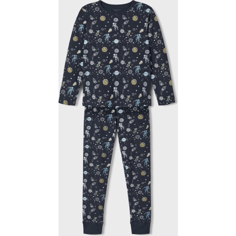 Name It Pyjama set - Noos - NkmNachtondergang - Dark Sapphire - Name It - 13-14 jaar (158-164) - Pyjama - Tweedelig