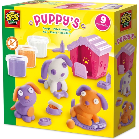 SES Creative Modelleerklei - Puppy's - SES Creative - OneSize - Klei