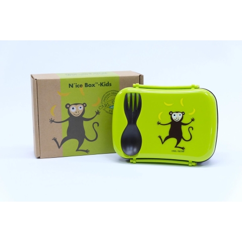 Carl Oscar Brooddoos m. Koelelement - Limoen Monkey - Carl Oscar - OneSize - Brooddoos