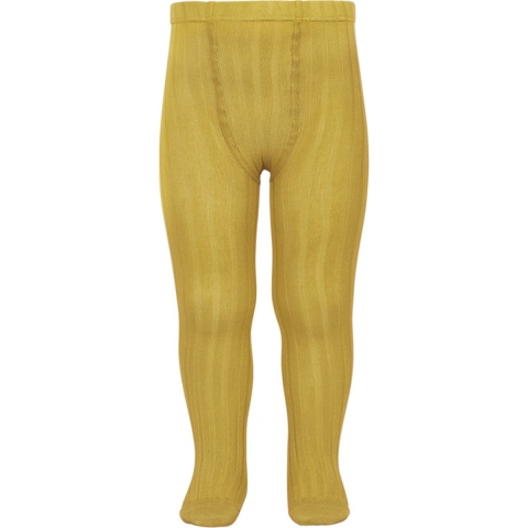 Condor Panty's - Rib - Okergeel - Condor - 9-10 jaar (134-140) - Panty's