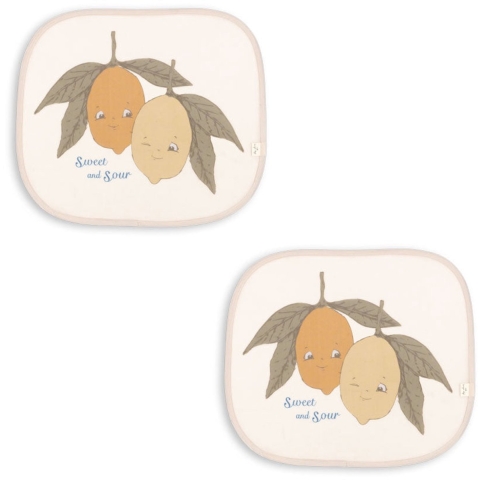 Konges Sløjd Zonneschermen - 2-pack - Ciao Limoen - Konges Sløjd - OneSize - Zonnenscherm