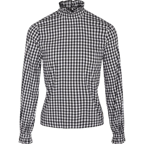 Cost:Bart Blouse - Catalina - Zwart/Wit Geruit - Cost:Bart - 16 jaar (176) - Blouse