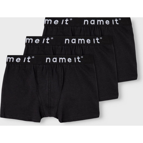 Name It Boxershorts - Noos - NkmBoxers - 3-pack - Zwart - Name It - 3 jaar (98) - Boxershorts