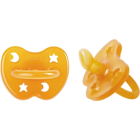 Hevea Speen - 0-3 mnd. - 2-pack - Natuurlijk Rubber - Hevea - 0-3 mnd - Speen