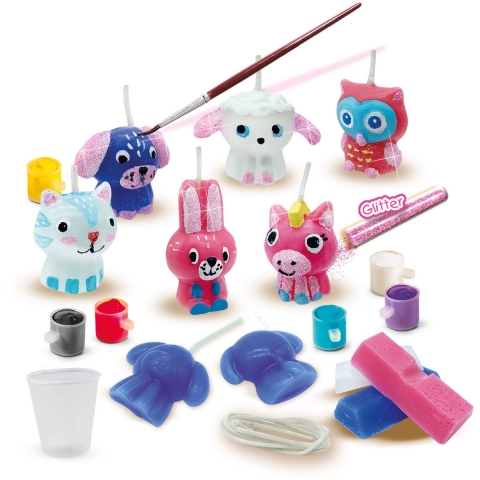 SES Creative Vormkaars m. Verf - SES Creative - OneSize - Creatieve Speelset
