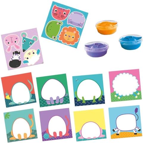 SES Creative - Mijn eerste Vingerverf - Dieren - SES Creative - OneSize - Creatieve Speelset