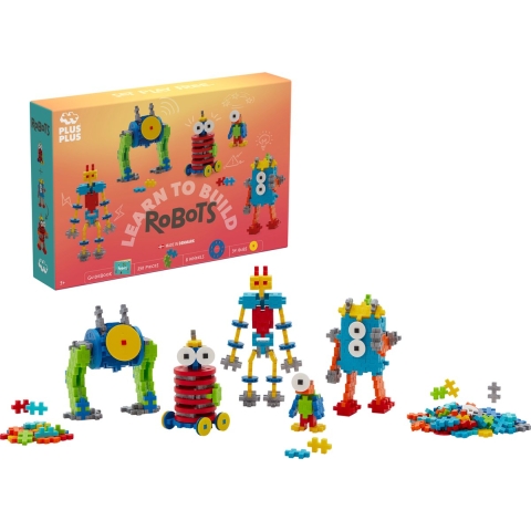 Plus-Plus Leer bouwen - 250 st. - Robots - Plus-Plus - OneSize - Creatieve Speelset