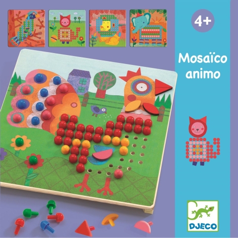 Djeco Mozaïeken - Dier - Djeco - OneSize - Creatieve Speelset
