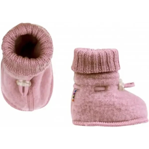 Joha Kruipschoenen - Wol - Roze - Joha - 60 - Kruipschoenen