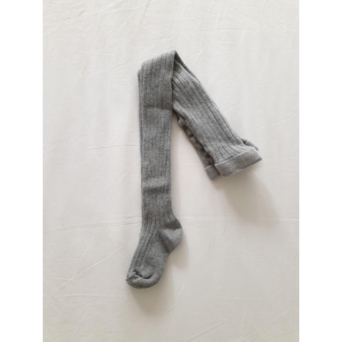 MP Panty's - Rib - Lichtgrijs - MP - 110 - Panty's