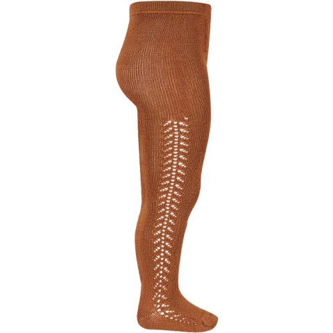 Condor Panty's m. Pointelle - Cognac - Condor - 6-12 mnd - Panty's