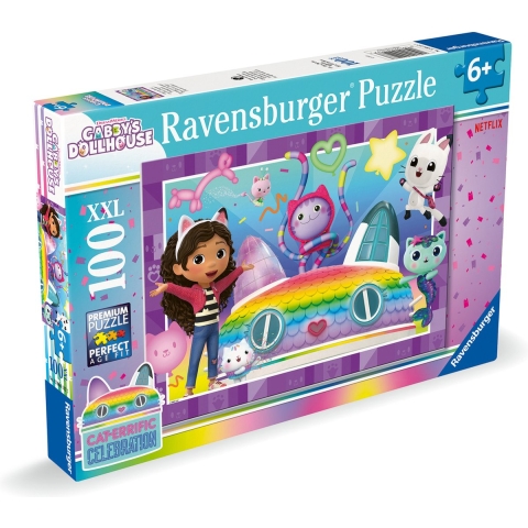 Ravensburger Puzzel - 100 Bakstenen - Gabby's Dollhouse - Ravensburger - OneSize - Puzzel